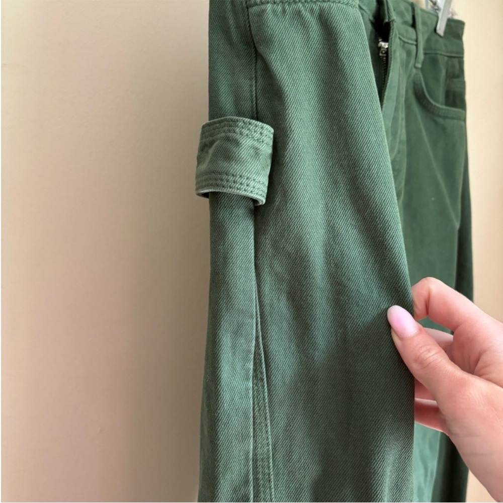 NA-KD NWT Green Utility Jeans - Picture 8 of 9